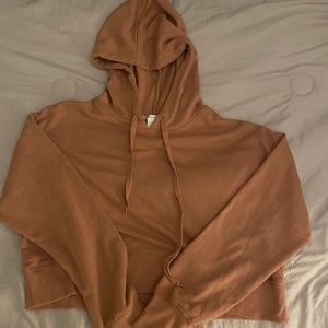 Women's Simple Orange Hoodie